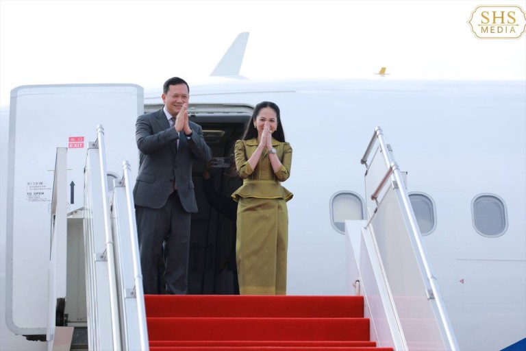 សម្តេច​ធិបតី ហ៊ុន ម៉ា​ណែ​ត អញ្ជើញ​ដឹកនាំ​គណៈប្រតិភូ​អញ្ជើញ​ចូលរួម​វេទិកា​ខ្សែក្រវាត់ និង​ផ្លូវ​នៅ​ចិន​